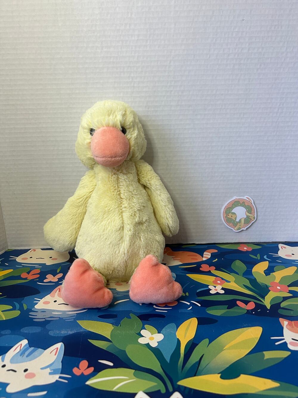 Jellycat London Bashful Duck Duckling Plush Stuffed Animal Toy Doll